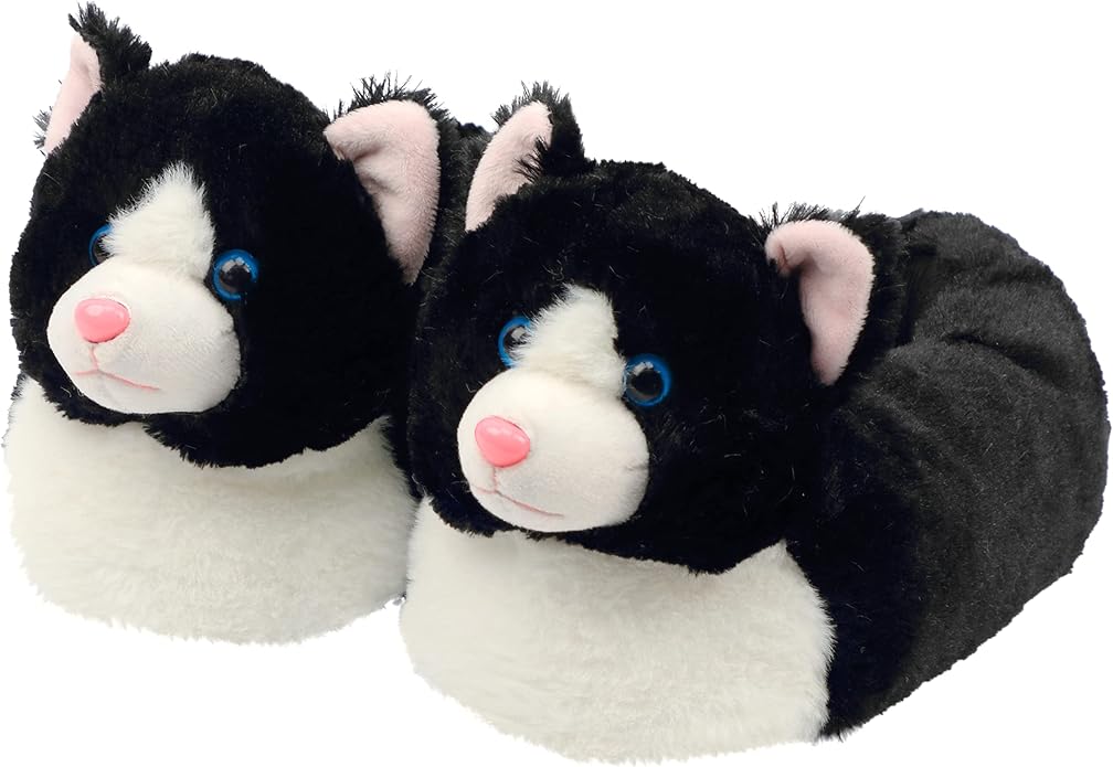 Jerzmy Cute Animal Women House Slippers, Comfy Memory Foam Cloudy Soft Slippers Plush Home Shoes for Bedroom Living Room Indoor