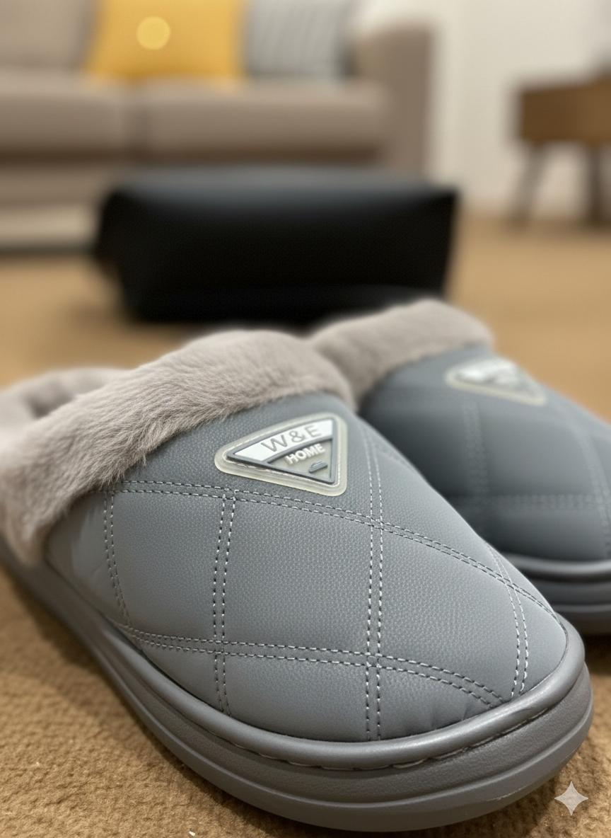 Eco-Foam Cozy Clog Slippers | Plush Lined Winter Wear | Slip-On Warm House Shoes