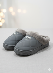 Eco-Foam Cozy Clog Slippers | Plush Lined Winter Wear | Slip-On Warm House Shoes