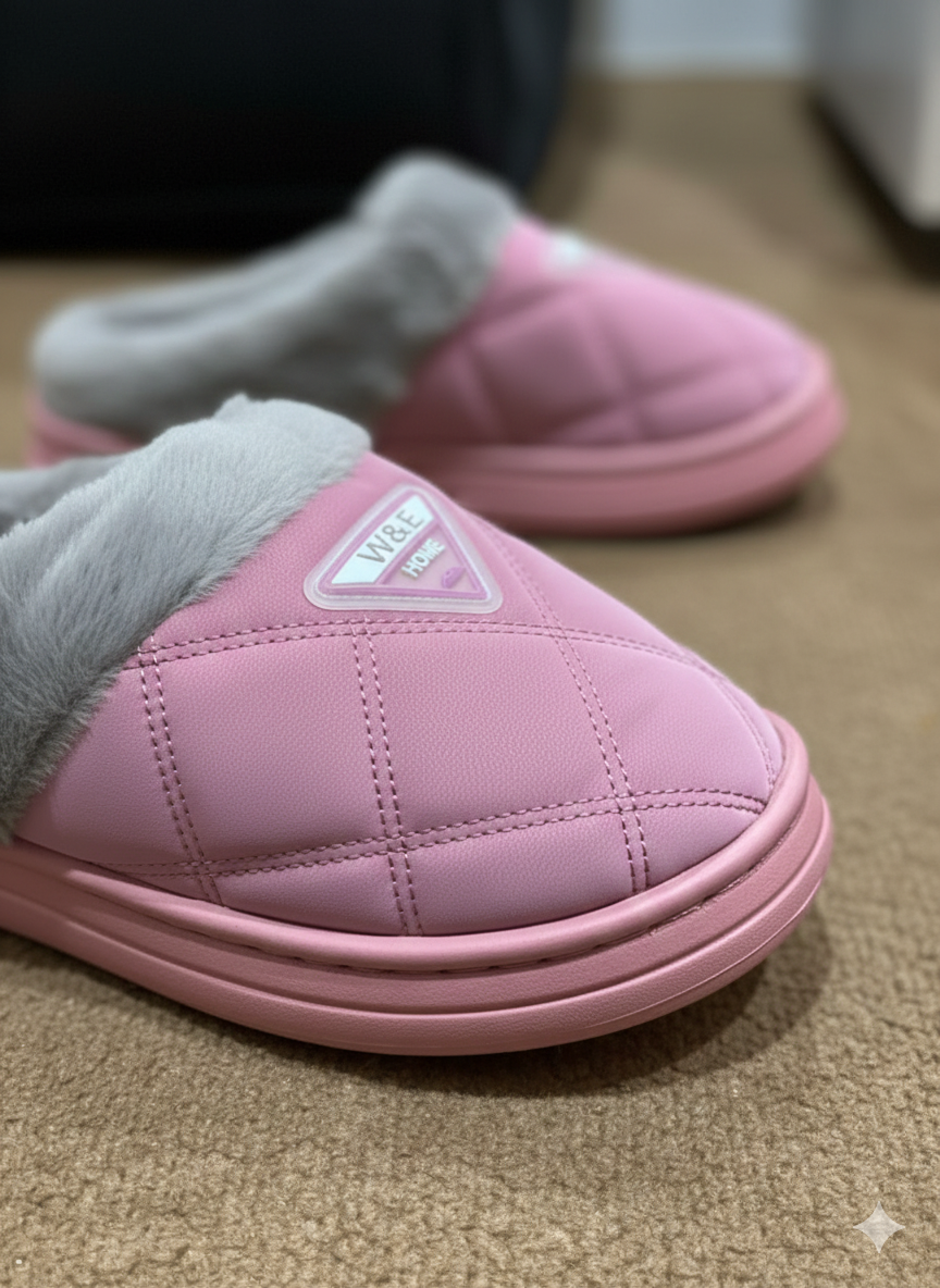 Eco-Foam Cozy Clog Slippers | Plush Lined Winter Wear | Slip-On Warm House Shoes