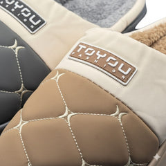 Nordic Quilt Comfort Slippers  Warm Winter Padded Indoor Shoes