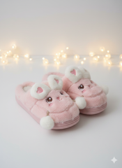Plush Puppy Character Slippers | Warm Winter Indoor Shoes | 3D Puppy Face Cozy Slippers