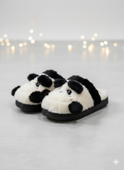 Plush Puppy Character Slippers | Warm Winter Indoor Shoes | 3D Puppy Face Cozy Slippers